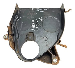 Capa Inferior Correia Vw Gol Parati G2 1.0 16v Preto