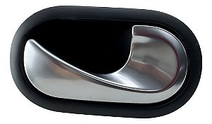 Maçaneta Interna Direita Megane 2007 A 2012 8200028486 Preto Dianteira/traseira