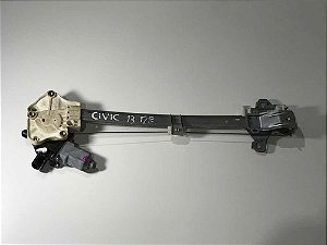 Maquina De Vidro Honda Civic 2012 A 2015 Traseira Esquerda