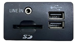 Botão Entrada Usb Ford Ranger 2014 A 2018 C1bt14f014ae