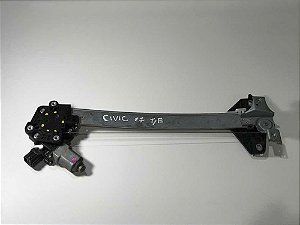 Maquina Vidro Honda New Civic 2006 A 2011 Traseira Esquerda
