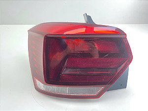 Lanterna Traseira Esquerda Polo 2017 A 2021 Esquerdo Vermelho