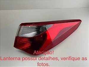 Lanterna Direita Hyundai Hb20 Sedam 2013 A 2017 Detalhes Direito Vermelho