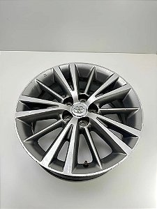 Roda Aro 16 Toyota Corolla Altis 2015 A 2019 Avaria Prateado