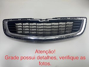 Grade Inferior Parachoque Spin 2012 A 2015 Detalhe Brilhante