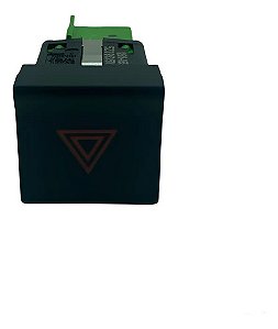 Botão Alerta Vw Fox 2015 A 2019 Preto