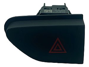Botão Alerta Renault Captur Preto