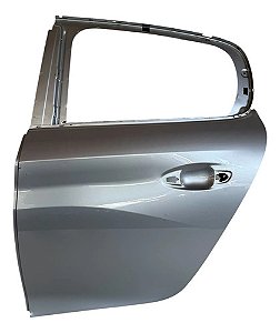 Porta Traseira Esquerda Peugeot 208 2021 A 2025 Traseira Esquerdo Prateado