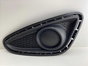 Moldura Farol Milha Auxiliar Hyundai Hb20 2012 A 14 Esquerdo Preto Esquerdo
