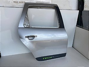 Porta Traseira Direita Renault Duster 2011 A 2019 Traseira Direita Prateado