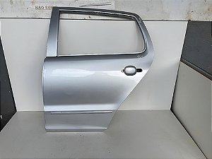 Porta Traseira Esquerda Volkswagen Fox 2003 A 2009 Traseira Esquerda Prateado