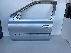 Porta Dianteira Esquerda Renault Clio 2005 A 2012 Dianteira Esquerdo Prateado