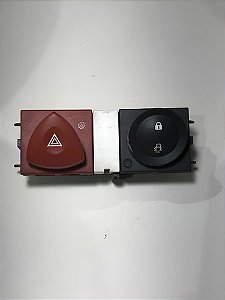 Botão Alerta Renault Megane 2008 2009 2010 2011 2012 Preto