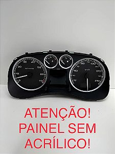 Painel Instrumento Peugeot 307 Manual, Sem Acrílico! Pr