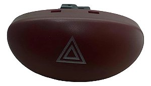 Botão Alerta Peugeot 206 Preto