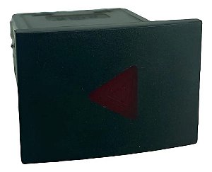 Botão Alerta Vw Gol Parati Saveiro G3 Preto