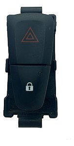 Botão Alerta Renault Sandero 2014 A 2019 Preto