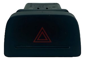 Botão Alerta Vw Gol Saveiro G6 Preto