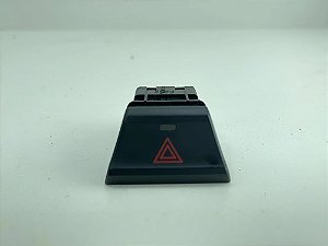 Botão Alerta Ônix Prisma 2013 A 2019 Preto