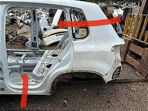Lateral Esquerda Volkswagen Tiguan 2009 Até 2017
