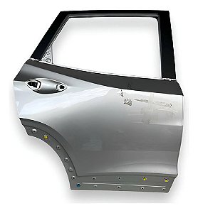 Porta Traseira Direita Gm Tracker 2020 A 2023 Traseira Direita Prateado