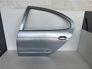 Porta Traseira Esquerda Renault Megane 2001 Até 2005 Traseira Esquerda Prateado