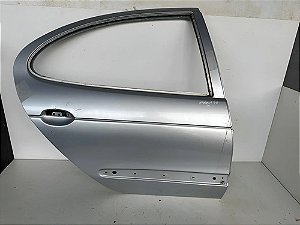 Porta Traseira Direita Renault Megane 2001 Até 2005 Traseira Direita Prateado