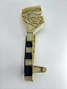 Guia Vidro Dianteiro Esquerdo Renault Megane 2001 A 2005 Bege