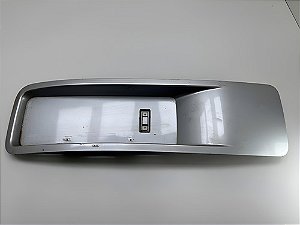 Moldura Suporte Placa Citröen Aircross 9670651277 Prateado