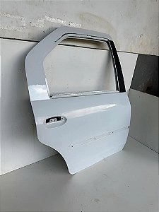 Porta Traseira Direita Renault Logan 2007 Até 2013 Traseira Direita Branco