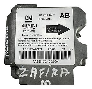 Modulo Airbag Gm Zafira 2006 A 2011 Resetar. 13261676