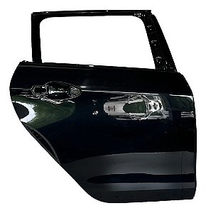 Porta Traseira Direita Peugeot 2008 2016 Até 2021 Traseira Direito Preto