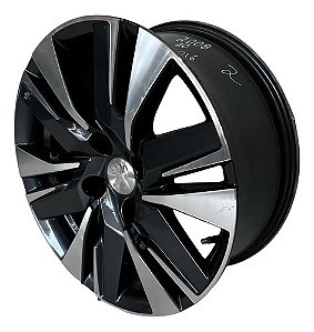 Roda Aro 16 Peugeot 2008 2016 Até 2021 Preto