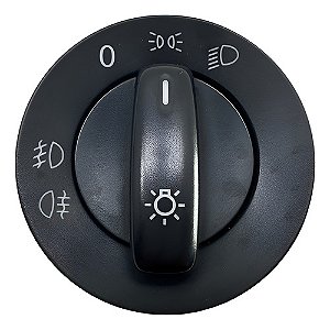 Botão Comando Farol Vw Jetta 2011 A 2017 1k0941431 Preto