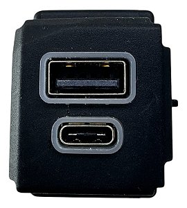 Botão Entrada Usb Usb-c Console Jeep Commander 00501512170