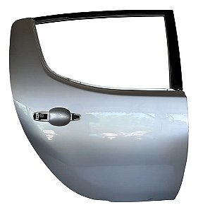 Porta Traseira Direita Mitsubishi L200 Triton 2009 A 2015 Traseira Direito Prateado