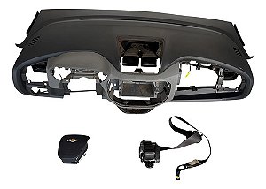 Kit Airbag Chevrolet Spin Até 2013 A 2018 Preto