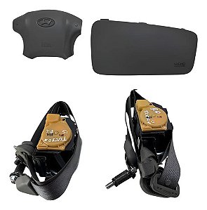 Kit Airbag Hyundai Tucson 2008 A 2016 Cinza