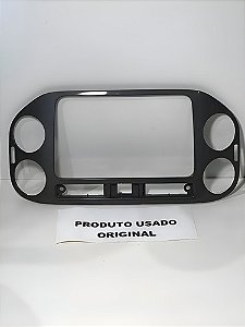 Moldura Radio Vw Tiguan 2011 2012 2013 2014 2015 Preto
