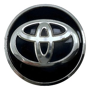 Calota Centro Roda Toyota Corolla 2015 A 2019 Preto
