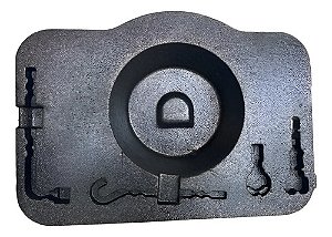 Isopor Ferramentas Porta Malas Honda Fit 2009 A 2013 Preto