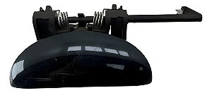 Maçaneta Externa Dianteira Esquerda Peugeot 206 207 Preto Dianteira