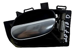 Maçaneta Interna Lado Direito Peugeot 206 207 Preto Dianteira/traseira
