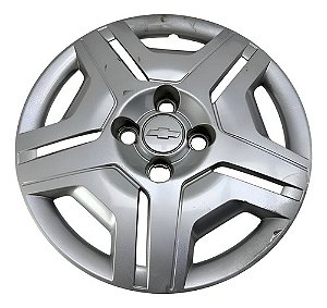 Calota Aro 14 Gm Celta Prisma 2007 A 2012 52042563 Avaria Prateado