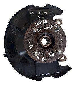 Montante Diante Direito Fit 1.5 2009 A 2013 Trocar Rolamento