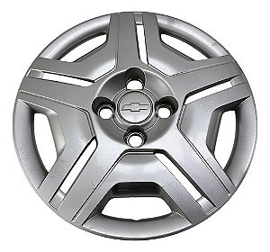 Calota Original Aro 14 Gm Celta Prisma 2007 A 2012 52042563 Prateado