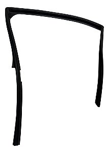 Canaleta Porta Traseira Esquerda Ford Fusion 2006 2007 2008 Preto