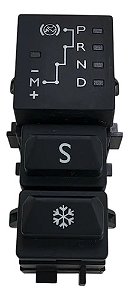 Chave Botão Seletor Câmbio Peugeot 208 2021 A 2025