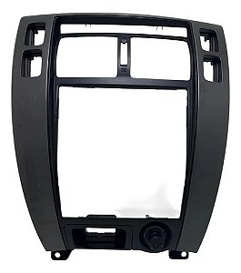 Moldura Central Painel Hyundai Tucson 2008 A 2016 Ar Digital Cinza-escuro