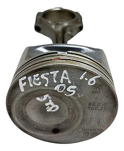 Pistão Biela Ford Fiesta 1.6 2003 A 2005 Gasolina Std